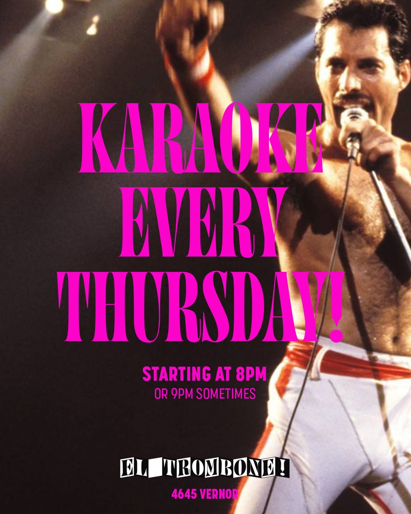 Karaoke every Thursday at El Trombone